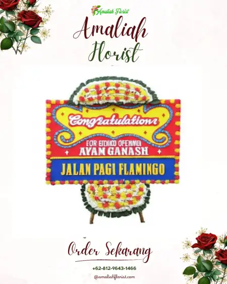 Sewa Papan Bunga Drono